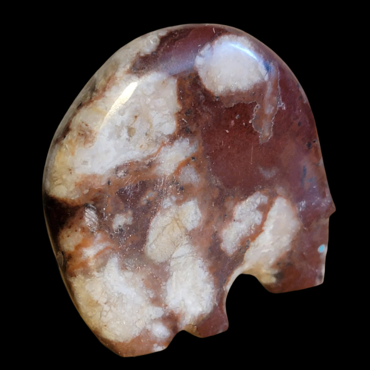 Classic Jasper Medicine Bear w/ Heartline Zuni Fetish