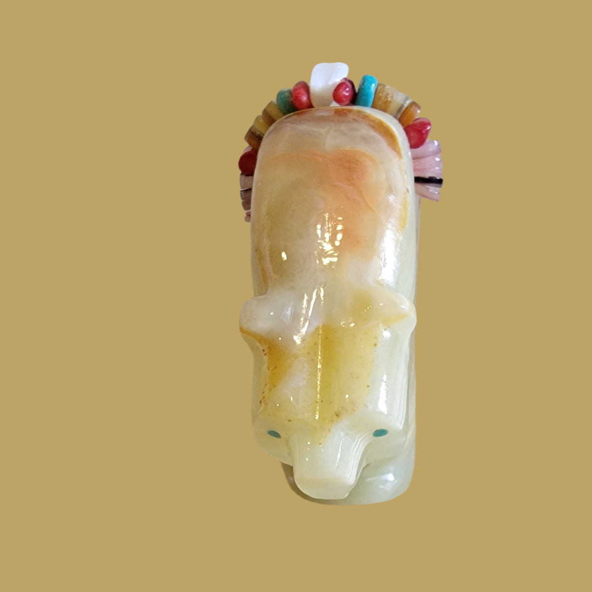 Large and Powerful Paulette Onyx Zuni Fetish Bear