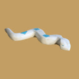 Slithering Marble Turquoise Diamond Backed Snake Zuni Fetish