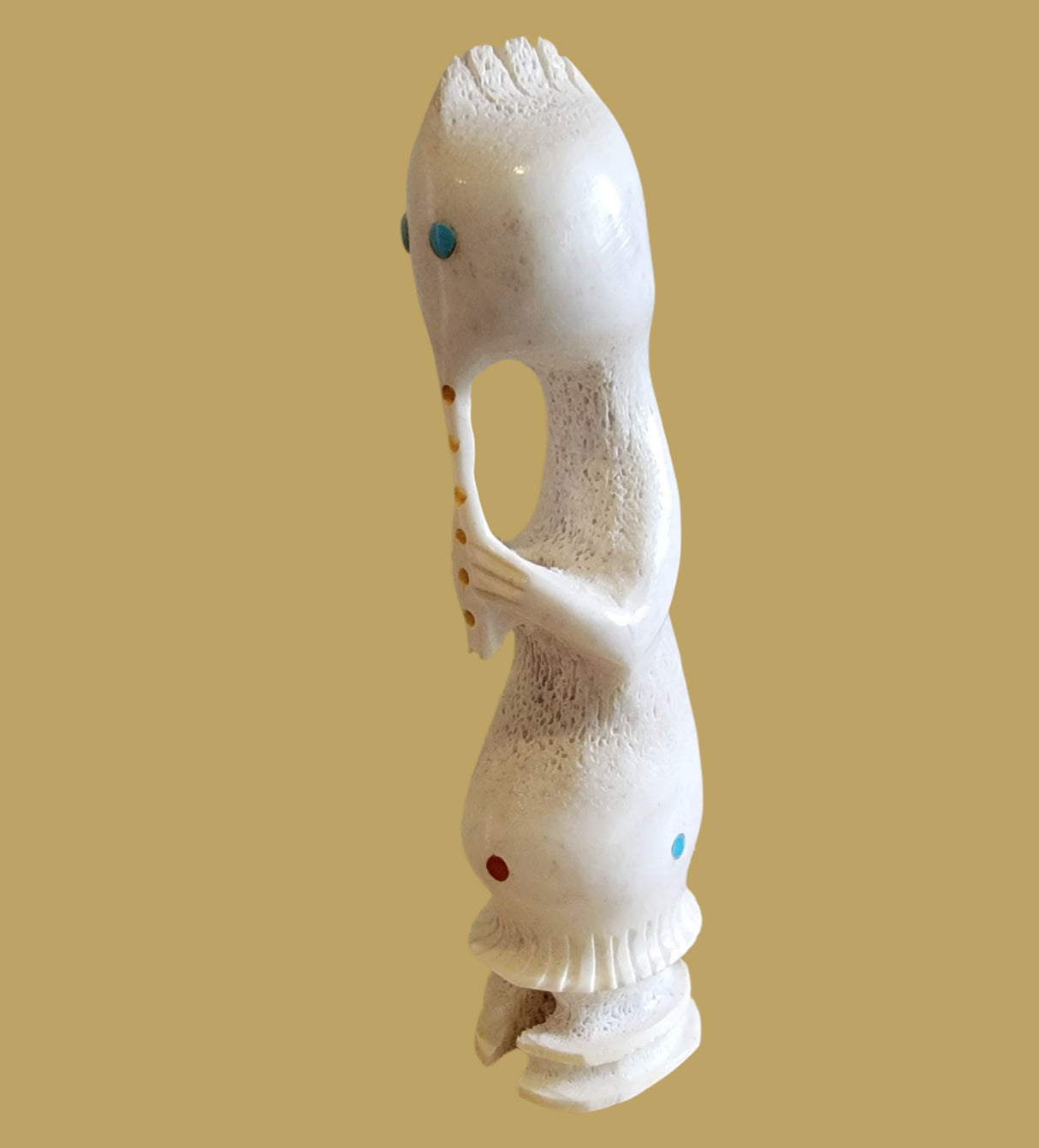 Antler Anasazi Flute Player "Kokopelli" Zuni Fetish