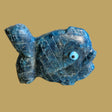 Blue Optical Big Mouth Bass/Fish Zuni Fetish