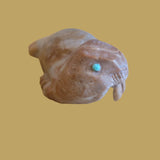 Picasso Marble Walrus w/Tusks Zuni Fetish