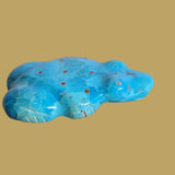 Coral Spotted Turquoise Zuni Fetish Frog