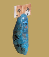 Turquoise Double Sided Zuni Maiden(s) w/ Tablita Zuni Fetish