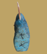 Turquoise Double Sided Zuni Maiden(s) w/ Tablita Zuni Fetish