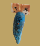 Turquoise Double Sided Zuni Maiden(s) w/ Tablita Zuni Fetish