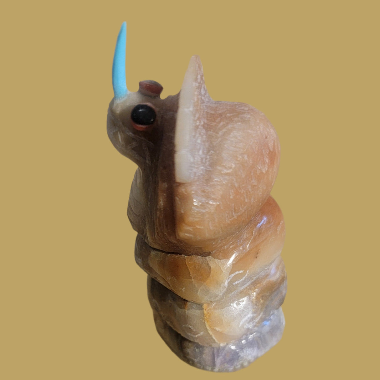 Picasso Marble Kolowisi Water Serpent Zuni Fetish