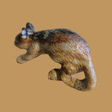 Picasso Marble  Arched Back Mountain Lion Zuni Fetish