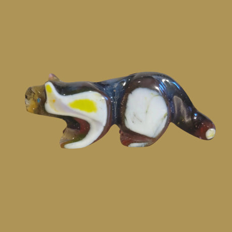 Elegant Surfite Mountain Lion Zuni Fetish