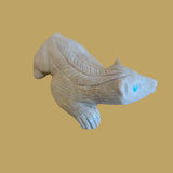 Picasso Marble Furry Badger Zuni Fetish