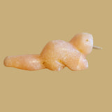 Peach Alabaster Otter w/Fish Zuni Fetish