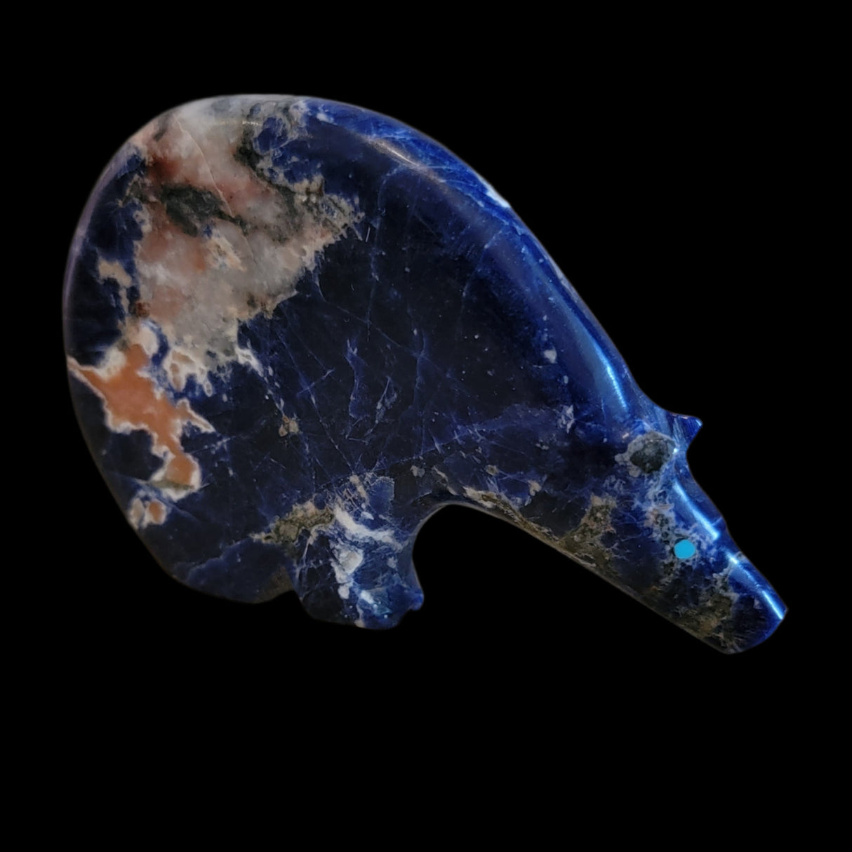 Gorgeous Zuni Fetish Sodalite Medicine Bear