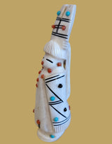 Zuni Antler Maiden w/Tablita Zuni Fetish