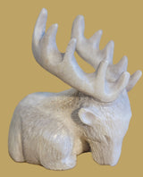 Sweet Napping Antler Elk Zuni Fetish