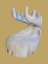 Sweet Napping Antler Elk Zuni Fetish