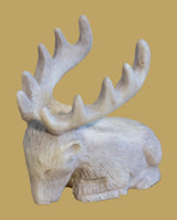 Sweet Napping Antler Elk Zuni Fetish