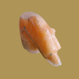 Peach Alabaster Medicine Bear Zuni Fetish