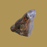 Fun Fordite Owl Pocket Fetish Zuni Fetish