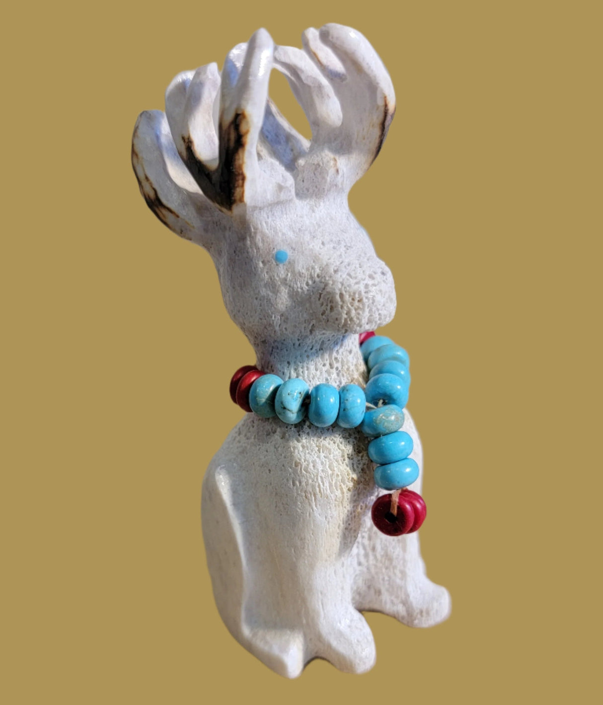 Fancy Antler Jackalope Zuni Fetish