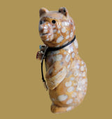 Tijillite Bear Snazzy Dude w/Sterling Silver Turquoise and Coral Bolo Tie Zuni Fetish