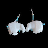 Thirteen Total White Bison/Buffalo Zuni Fetish Necklace and Earrings Set Indian Jewelry