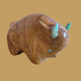 Onyx Bison/Buffalo Zuni Fetish