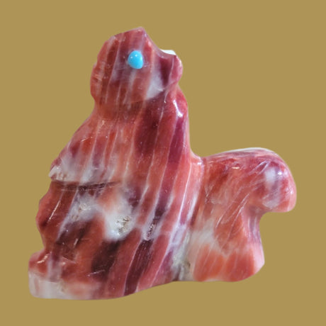 Two Toned Spiny Oyster Squirrel Zuni Fetish