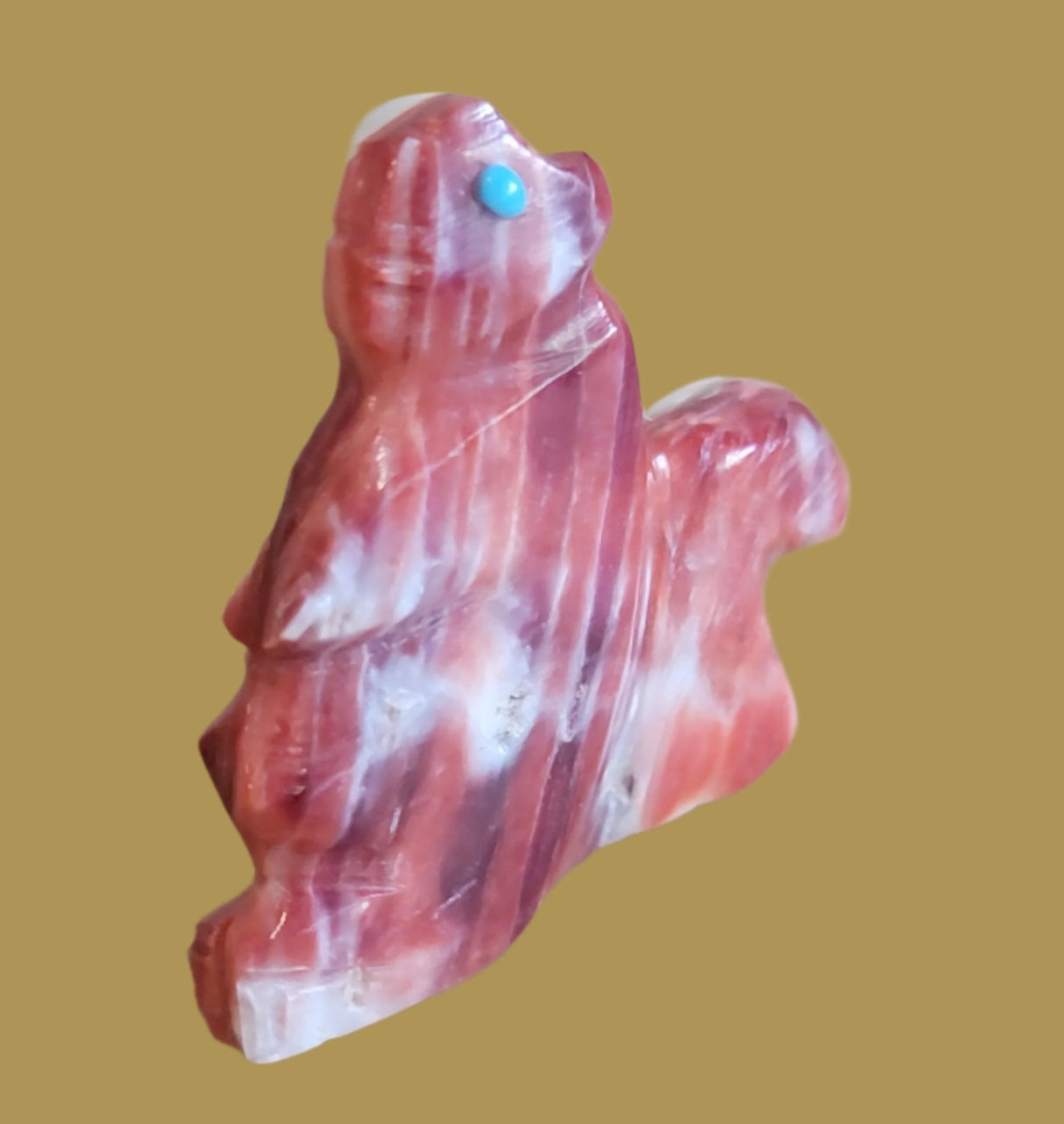 Two Toned Spiny Oyster Squirrel Zuni Fetish