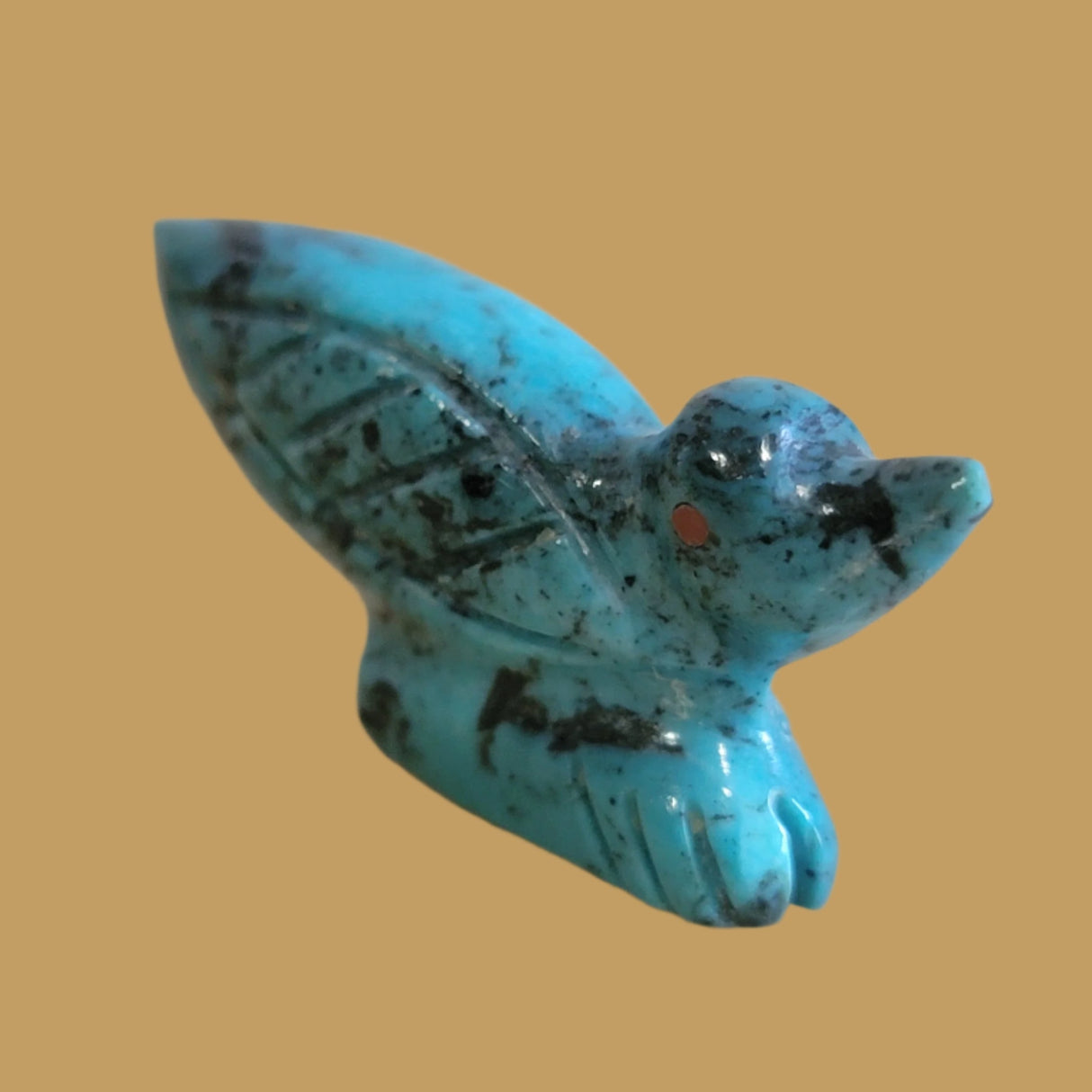 Turquoise Hummingbird Zuni Fetish