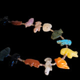 Almost Stacked Navajo Zuni Fetish Necklace w/ 33 Fetish Carvings Indian Jewelry