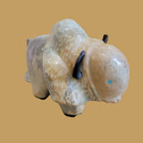 Powerful Travertine Bison/Buffalo Zuni Fetish