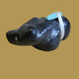 Furry Black Jet Bear Zuni Fetish