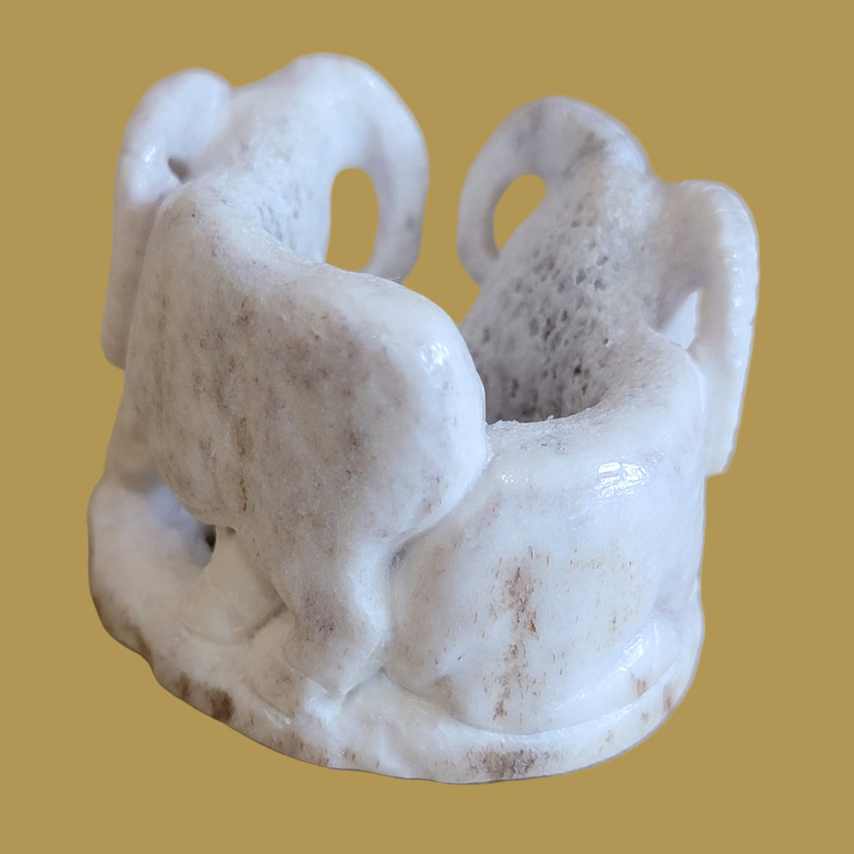 Antler Double Mountain Goats Zuni Fetish