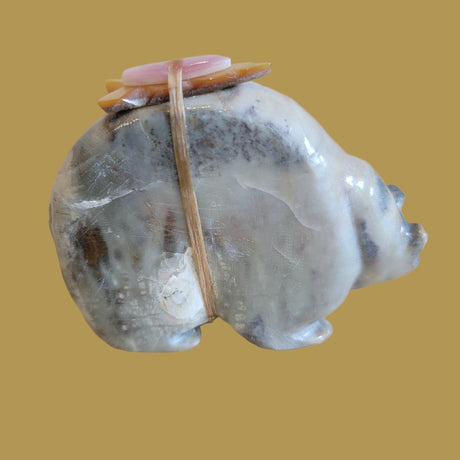 Large and Powerful Humped Back Zuni Fetish Bear