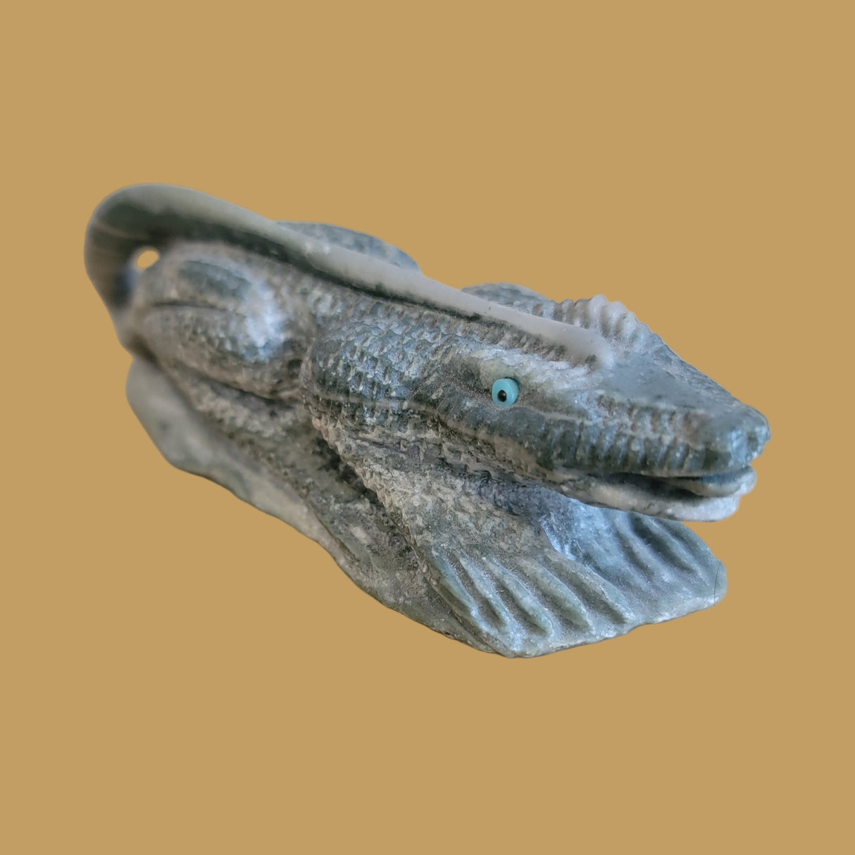 Long Tailed Leapin' Lizard Zuni Fetish