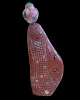 Tall Pipestone Double Sided Olla Zuni Maiden/Corn Maiden Zuni Fetish