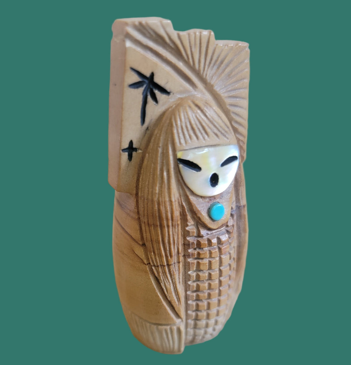 Picture Stone Jasper Zuni Harvest Maiden Zuni Fetish