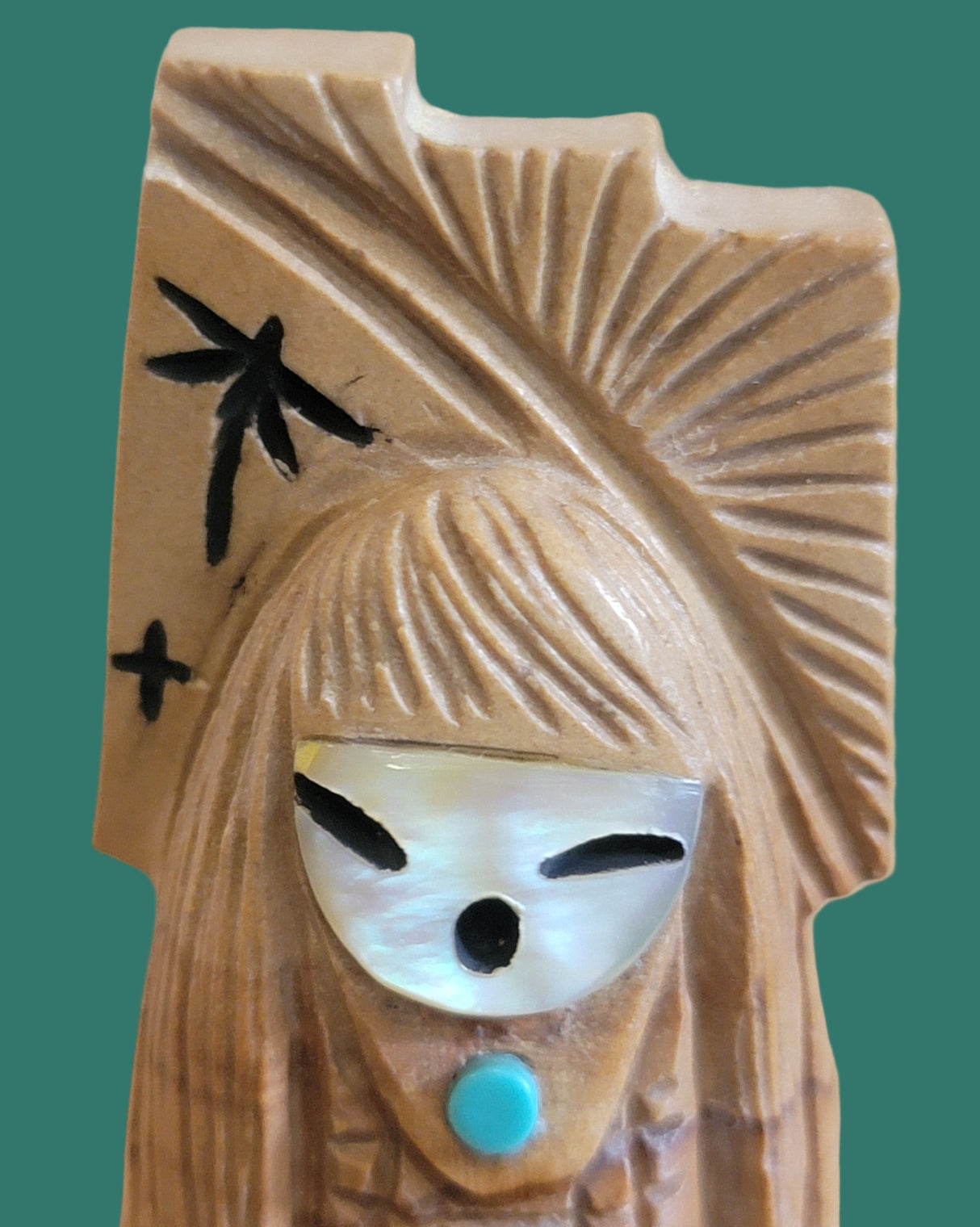 Picture Stone Jasper Zuni Harvest Maiden Zuni Fetish