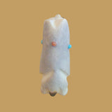 Happy and Smiling Antler Bear Zuni Fetish