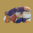 Colorful Composite Walking Bear Zuni Fetish