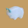 White Marble Bison/Buffalo Zuni Fetish