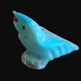 Turquoise Raven w/a Halloween Treat Zuni Fetish