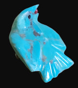Turquoise Raven w/a Halloween Treat Zuni Fetish