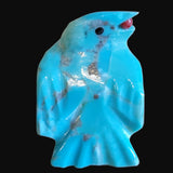 Turquoise Raven w/a Halloween Treat Zuni Fetish