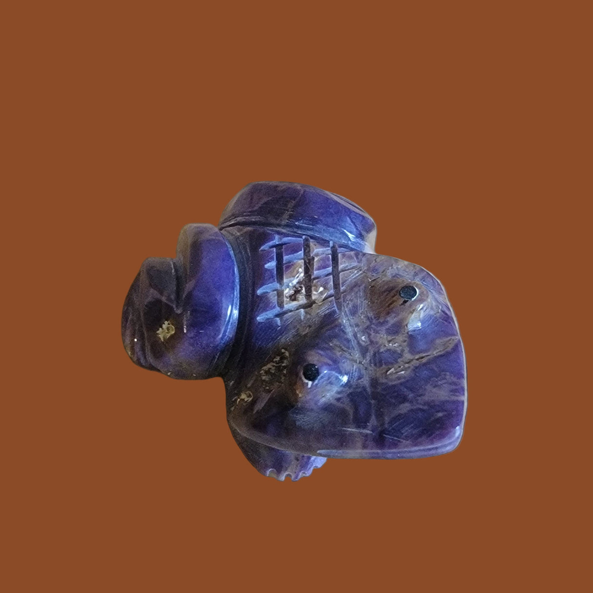 Purple  Violite   Toad Zuni Fetish