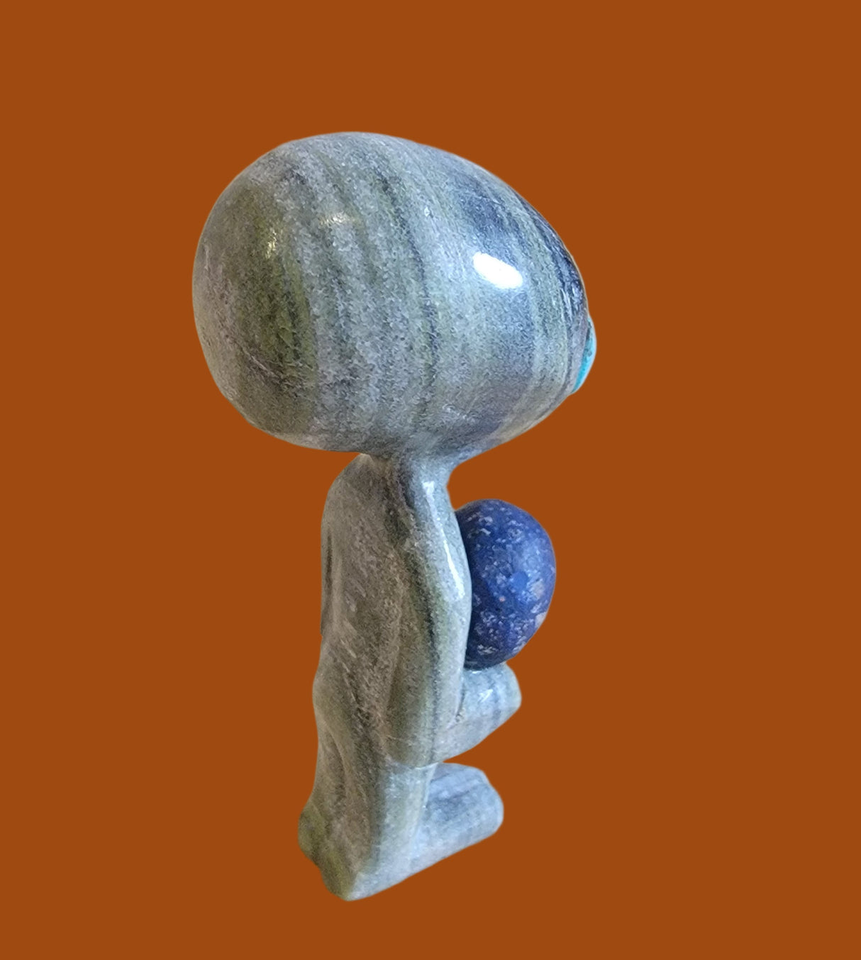 This Alien's "Got the Whole World in His Hands" Zuni Fetish