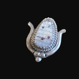 Mother of Pearl Indian Corn w/ Sterling Zuni Pendant Indian Jewelry