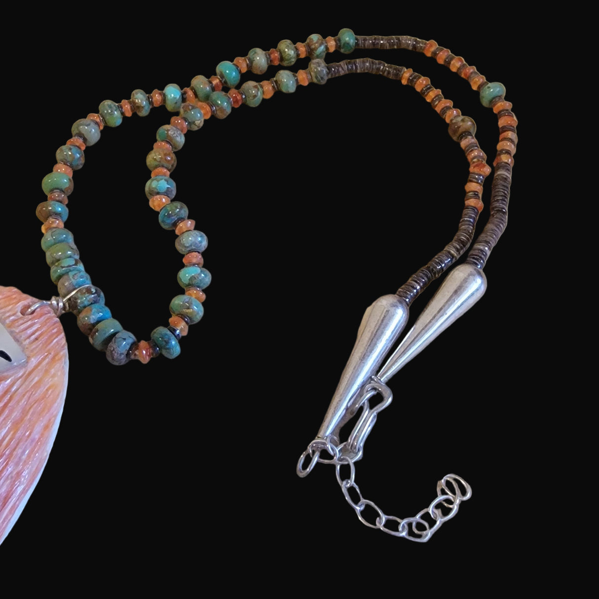 Absolutely Elegant Zuni Triple Corn Maiden Necklace