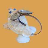 Shell Mouse w/ Long Leather Tail Zuni Fetish