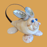 Shell Mouse w/ Long Leather Tail Zuni Fetish